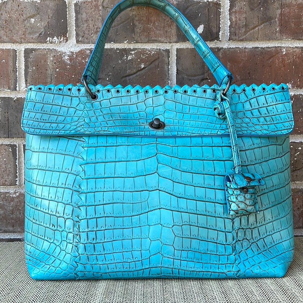 Bottega Veneta Crocodile Cocolave Tote - Picture 2 of 15